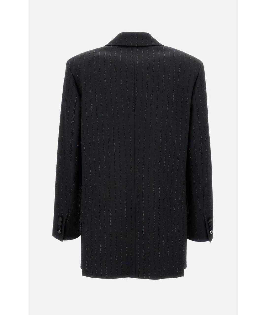 MAX MARA Черный шерстяной жакет/пиджак, фото 2