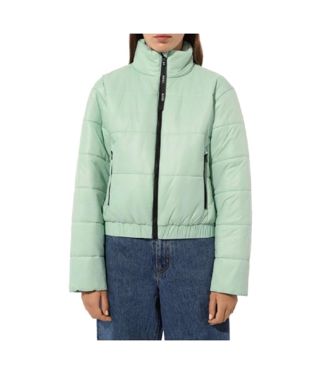 HUGO Зеленая полиэстеровая куртка, фото 4