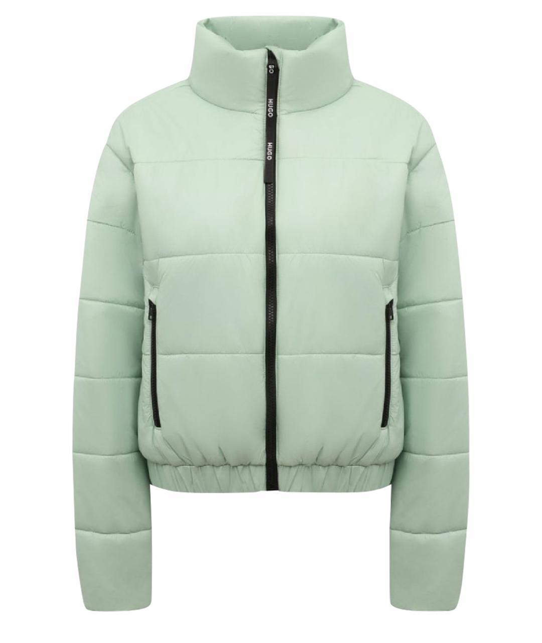 HUGO Зеленая полиэстеровая куртка, фото 1
