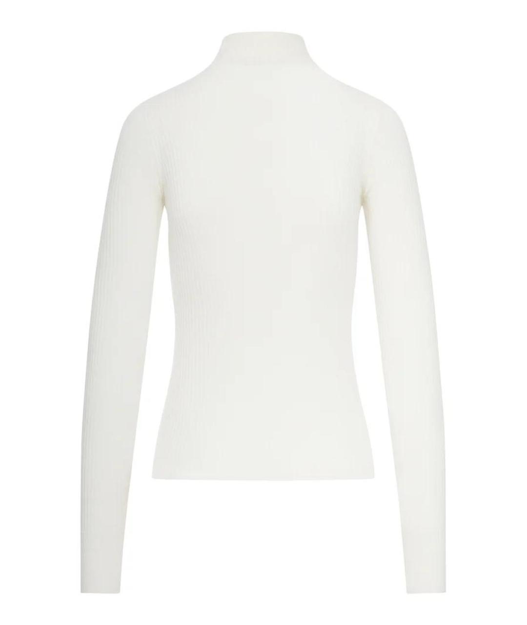 SPORTMAX Белая шерстяная водолазка, фото 2
