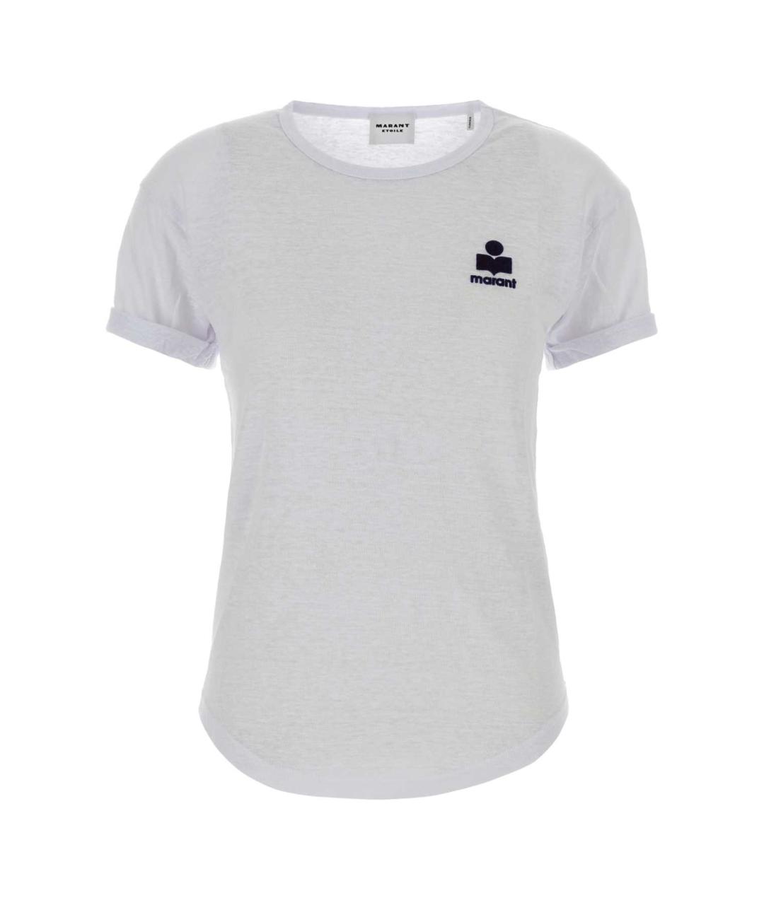 ISABEL MARANT Белая льняная футболка, фото 1
