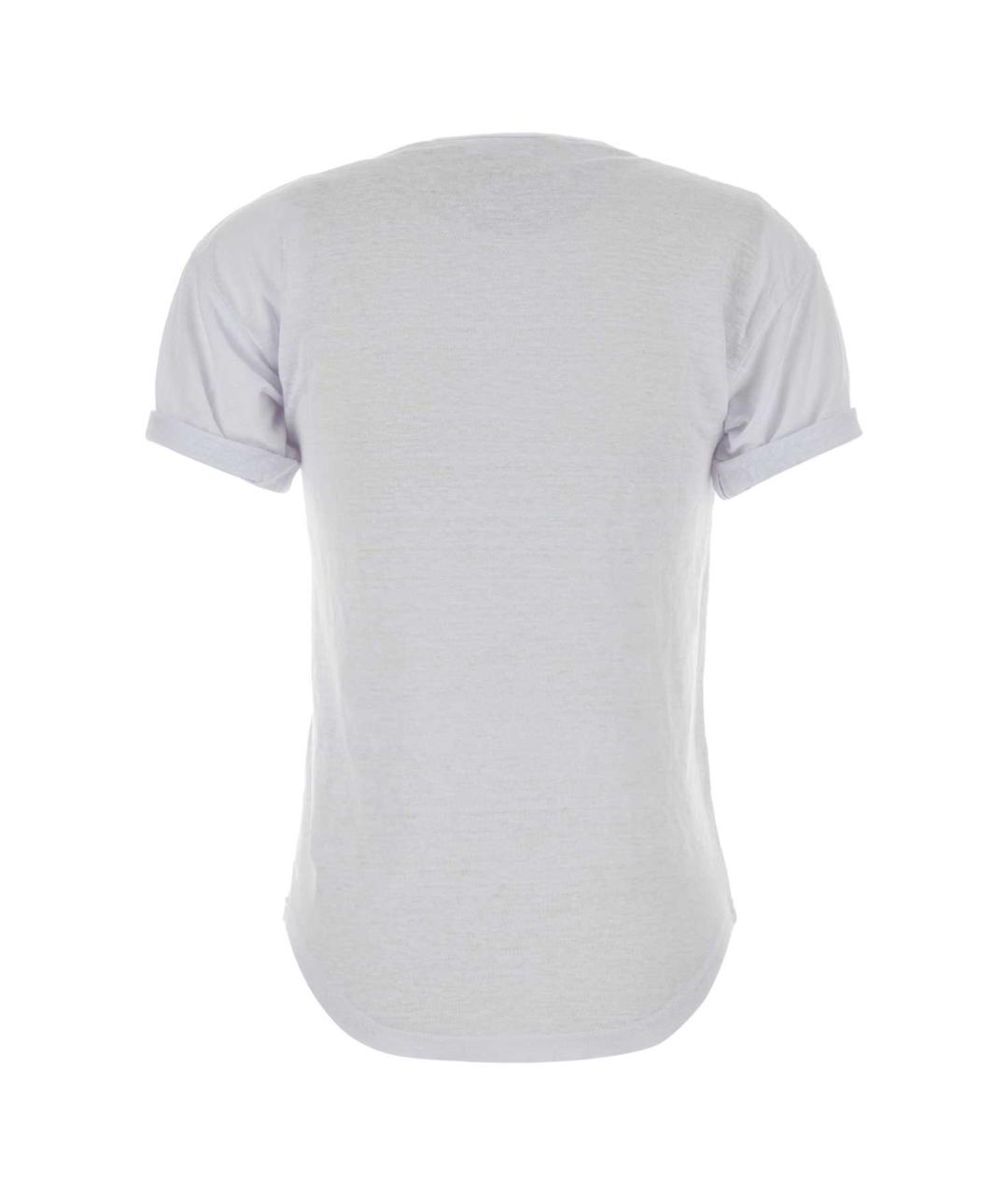 ISABEL MARANT Белая льняная футболка, фото 2