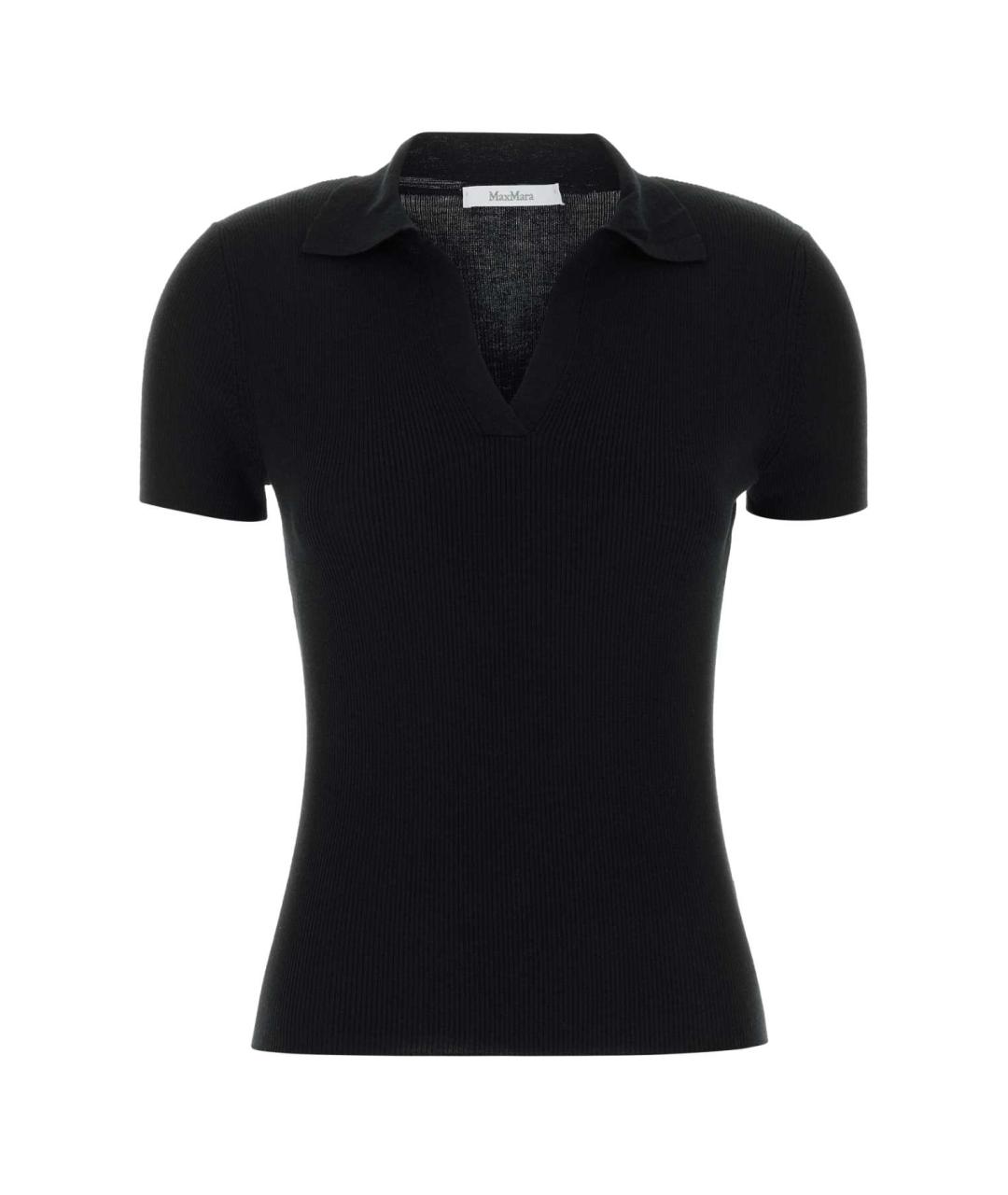 MAX MARA Черный шерстяной джемпер / свитер, фото 1