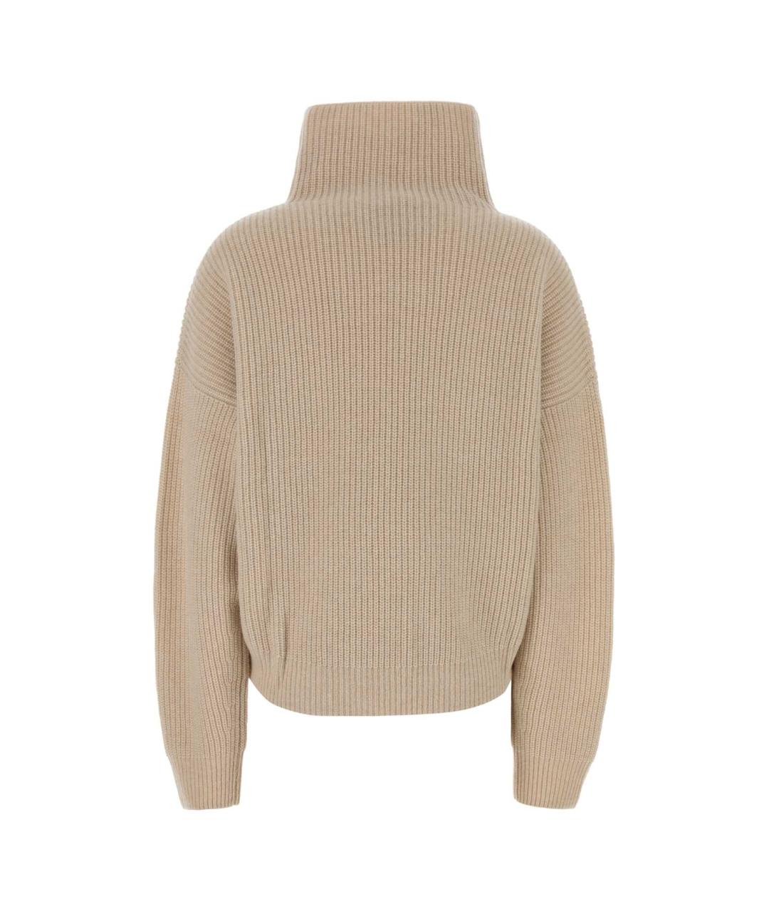 ISABEL MARANT Бежевый шерстяной джемпер / свитер, фото 2