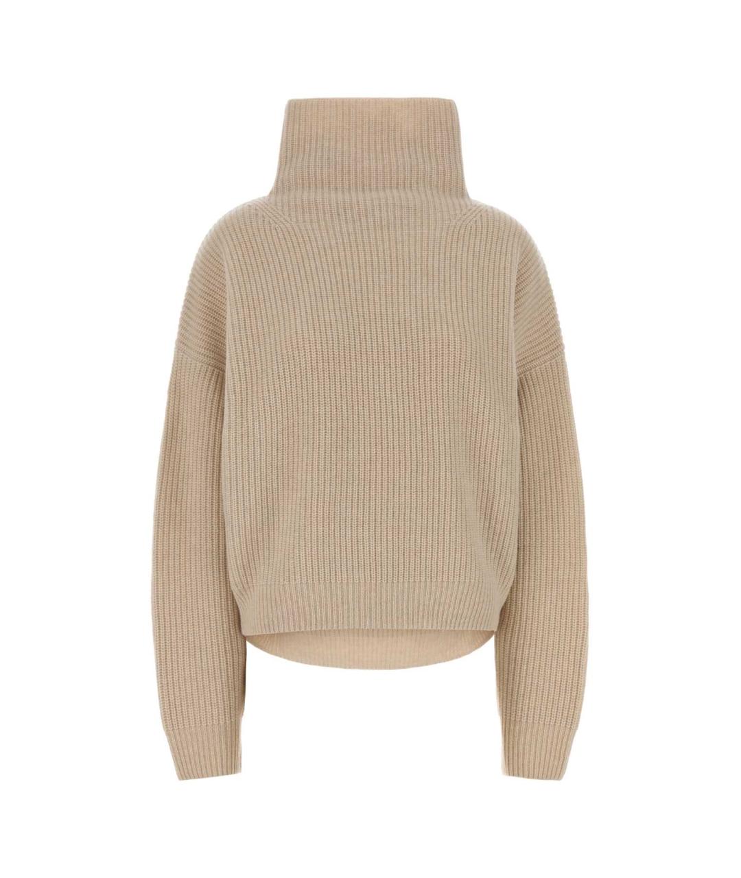 ISABEL MARANT Бежевый шерстяной джемпер / свитер, фото 1