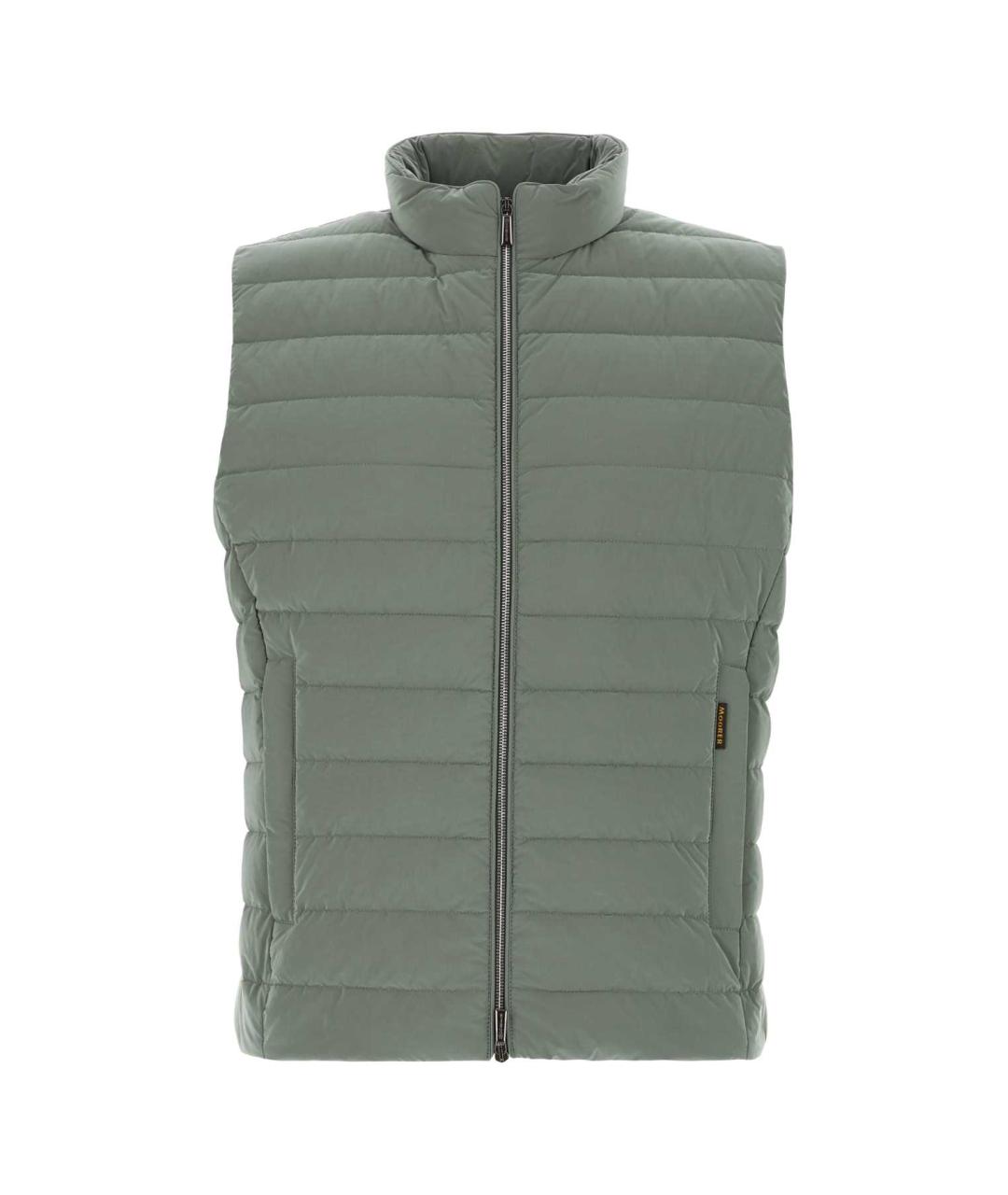 MOORER Зеленый полиэстеровый жилет, фото 1