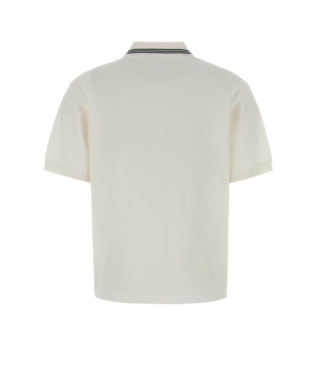 MIU MIU Белая хлопковая футболка, фото 2