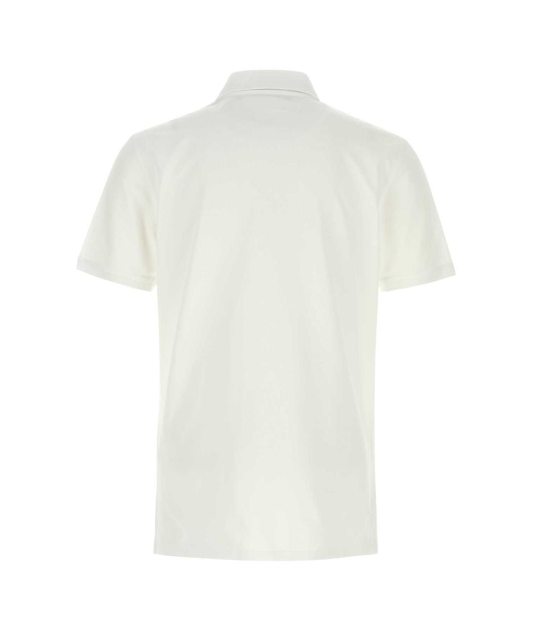 GIVENCHY Белое хлопковое поло с коротким рукавом, фото 2