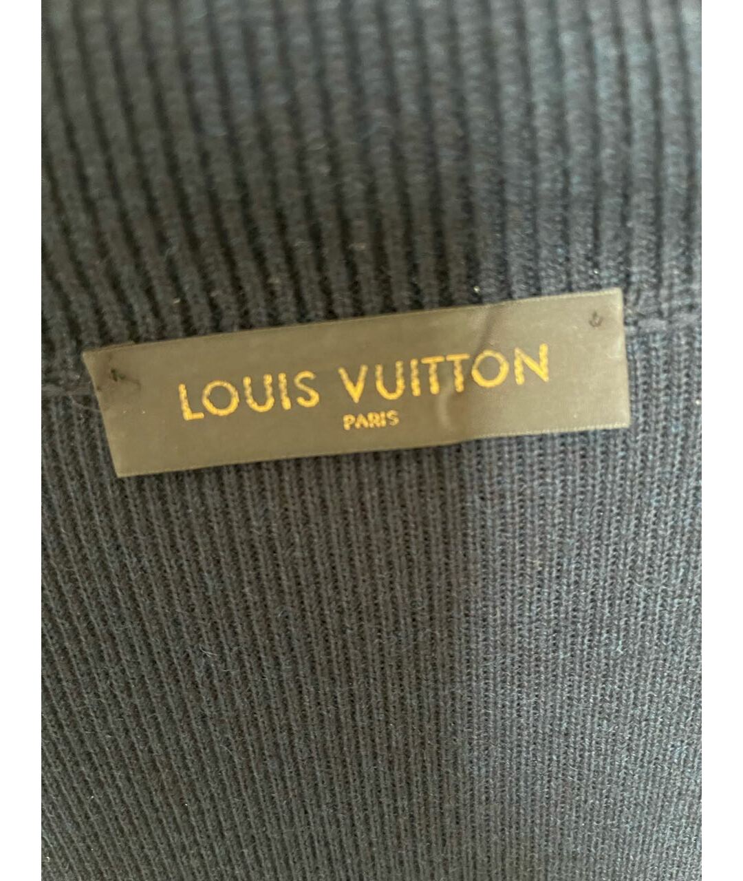 LOUIS VUITTON Темно-синий шерстяной джемпер / свитер, фото 4