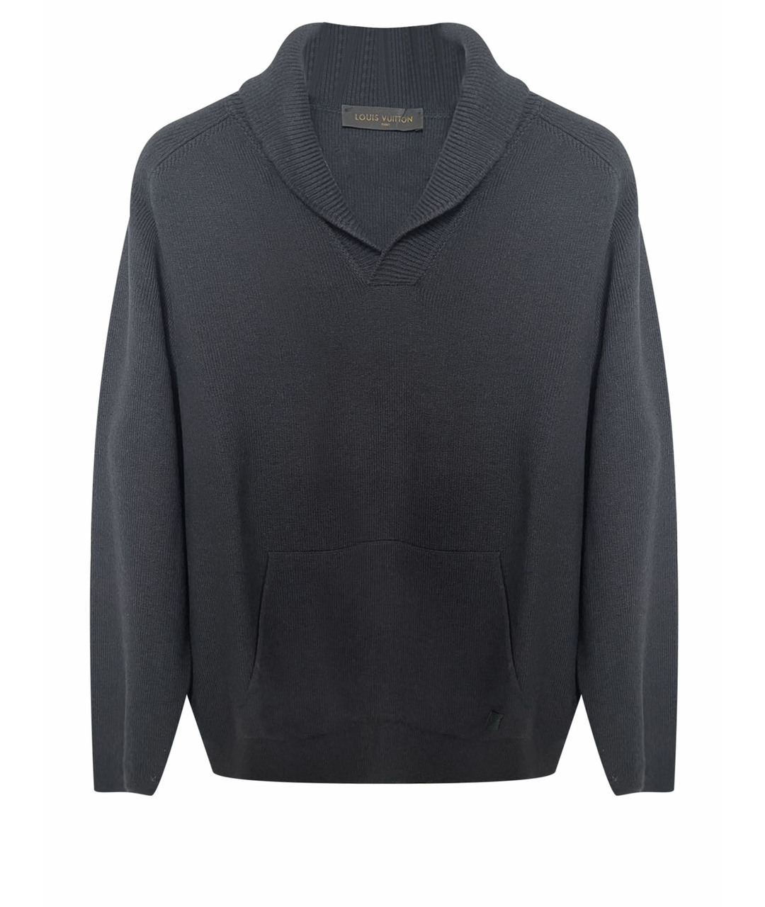LOUIS VUITTON Темно-синий шерстяной джемпер / свитер, фото 1