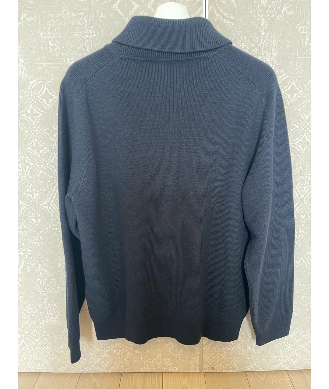 LOUIS VUITTON Темно-синий шерстяной джемпер / свитер, фото 2