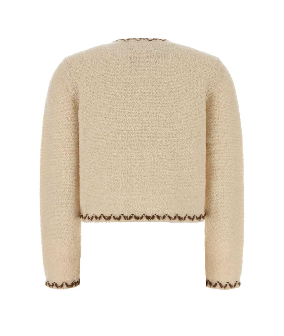 ISABEL MARANT Бежевый шерстяной жакет/пиджак, фото 2