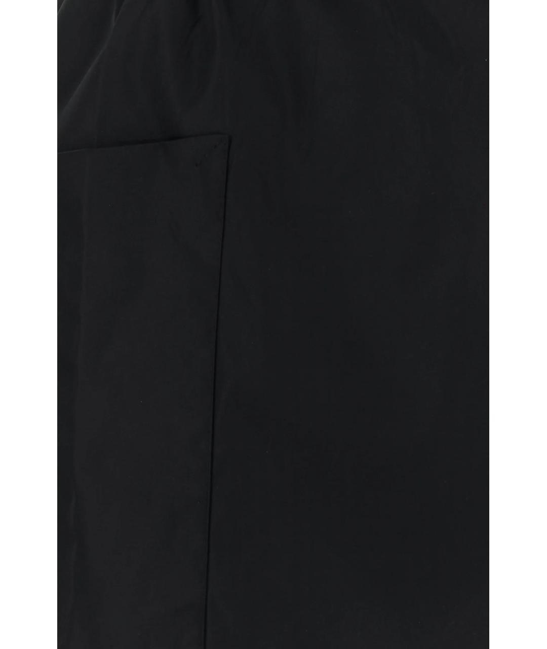 PRADA Черная полиамидовая юбка мини, фото 3