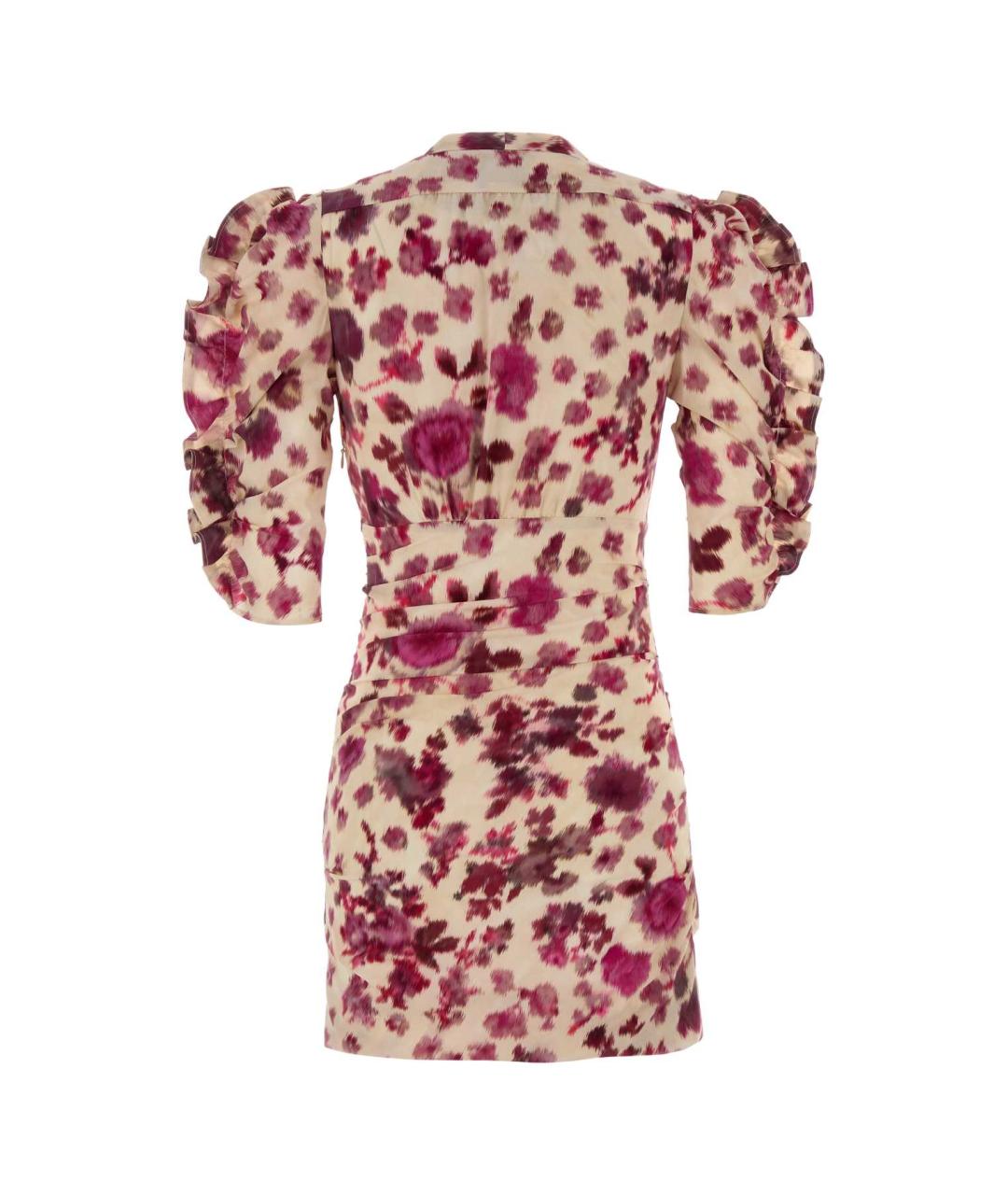 ISABEL MARANT Мульти шелковое коктейльное платье, фото 2