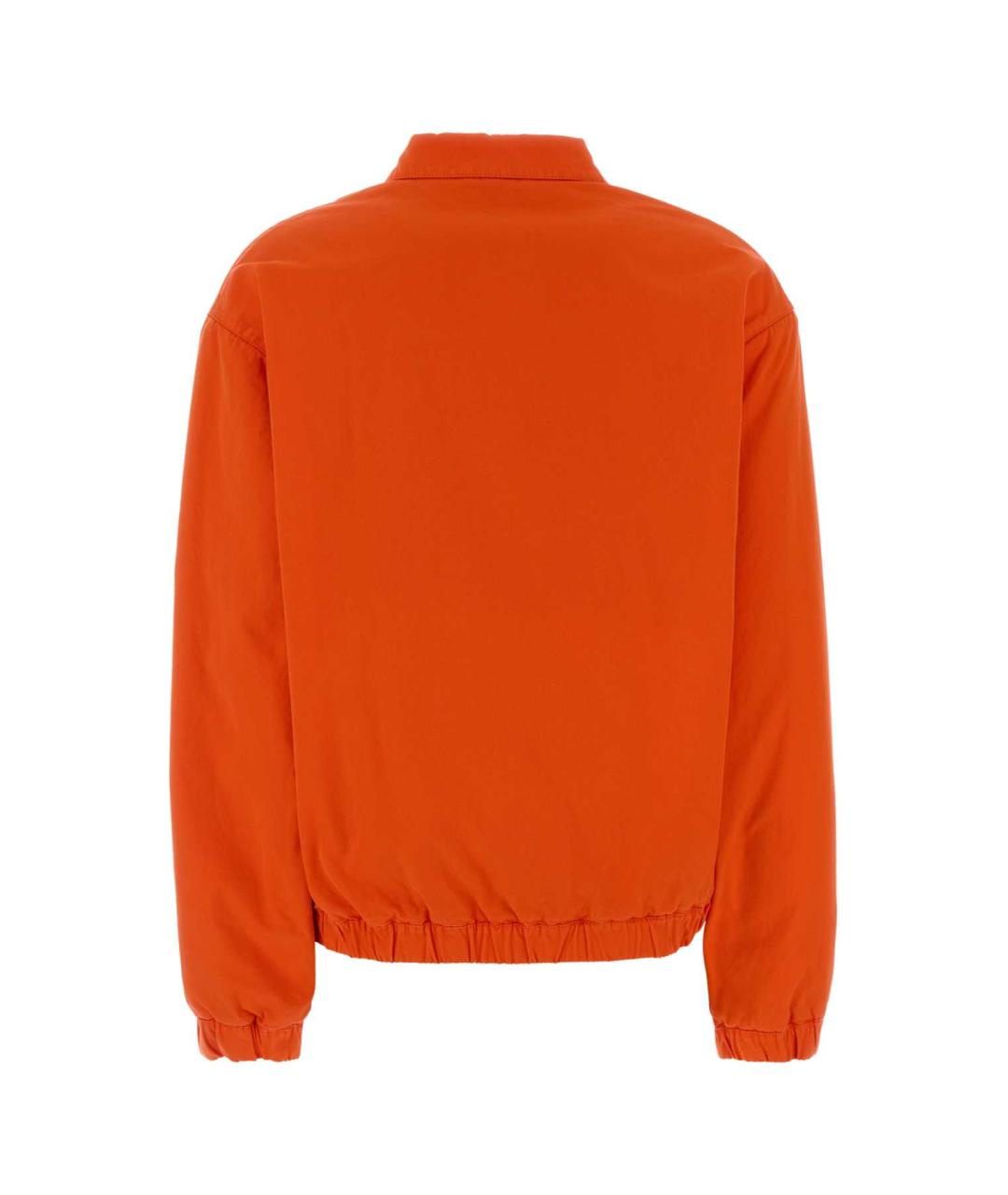 MIU MIU Оранжевая хлопковая куртка, фото 2