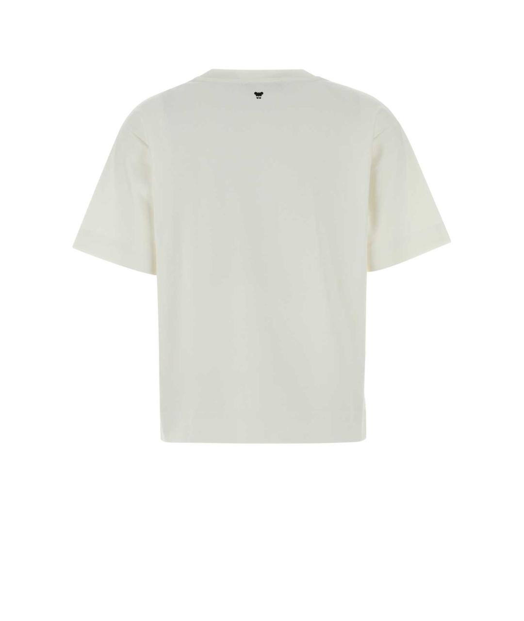 WEEKEND MAX MARA Белая хлопковая футболка, фото 2