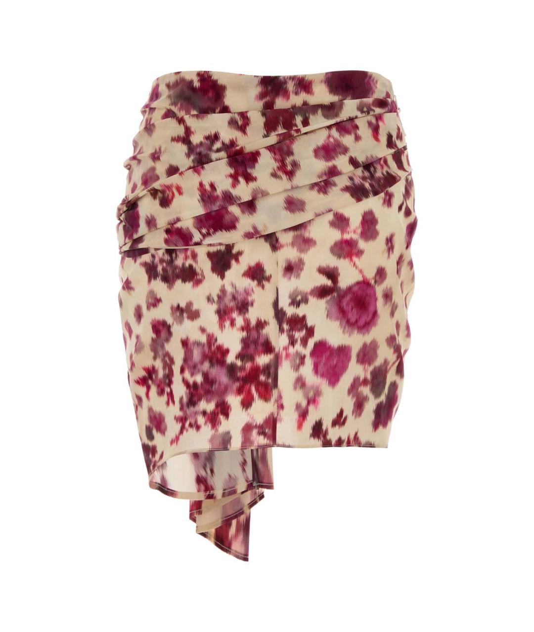 ISABEL MARANT Мульти шелковая юбка мини, фото 2