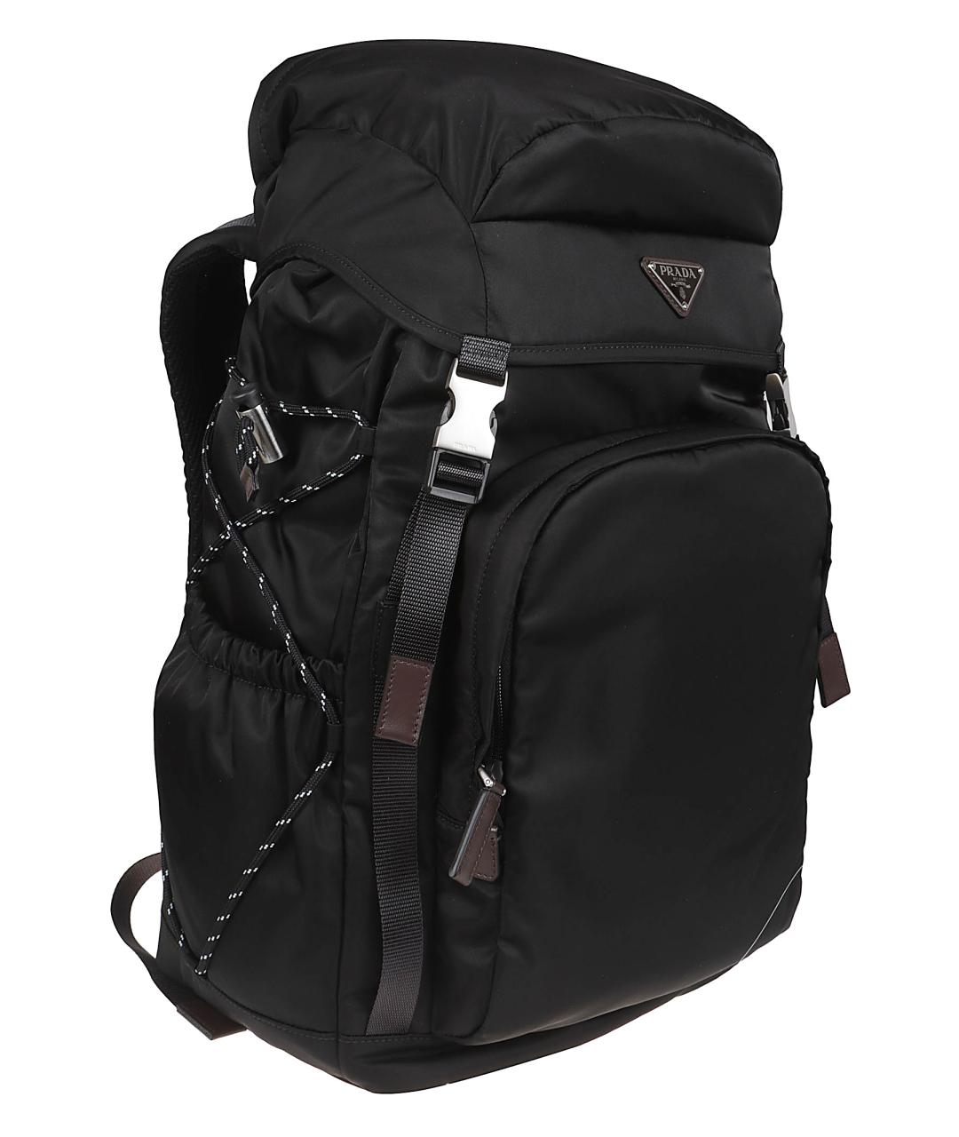 PRADA Черная синтетическая сумка тоут, фото 3