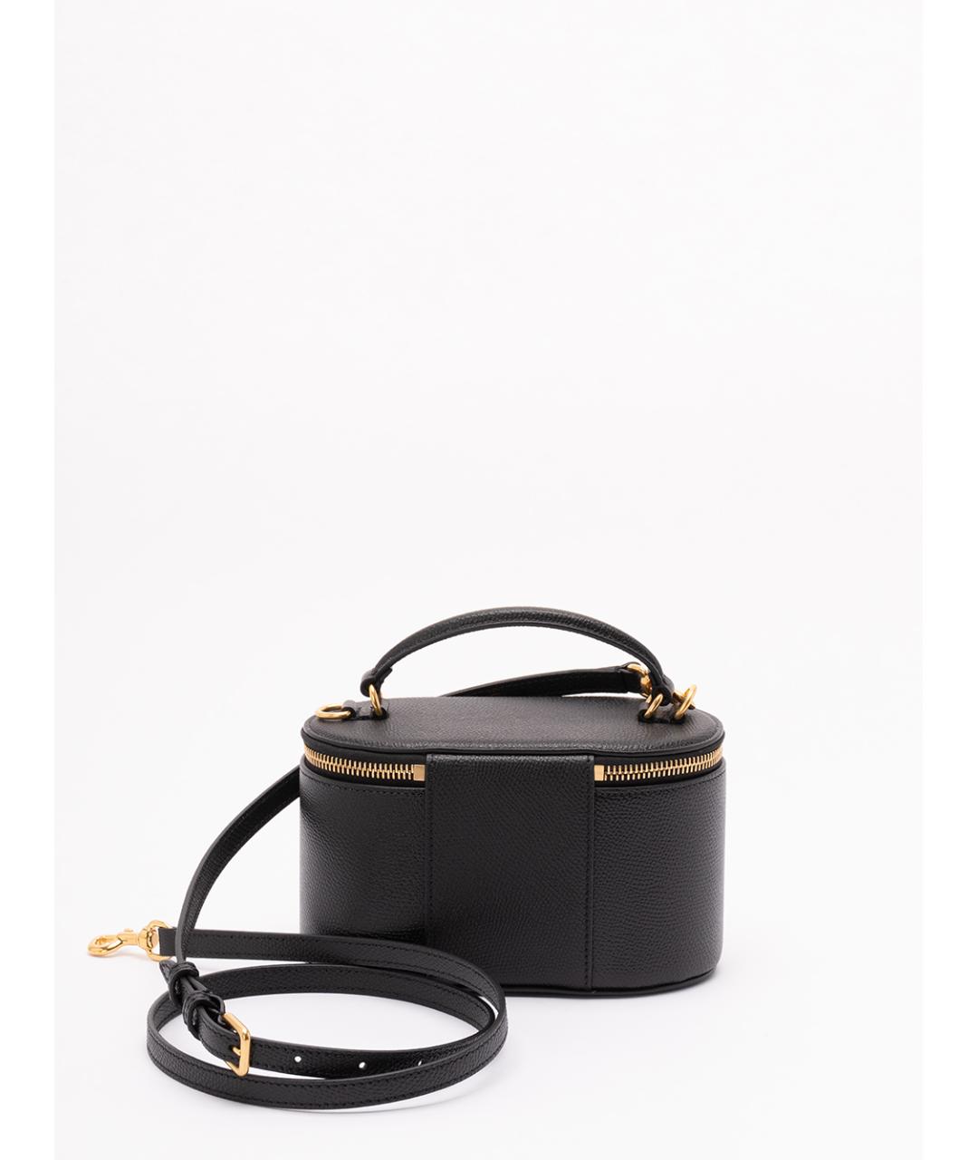 VALENTINO Черная кожаная сумка через плечо, фото 2