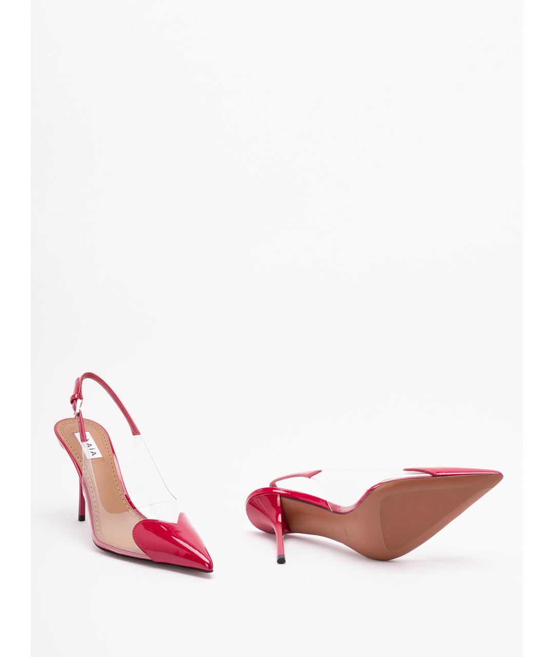 ALAIA Красные кожаные туфли, фото 4