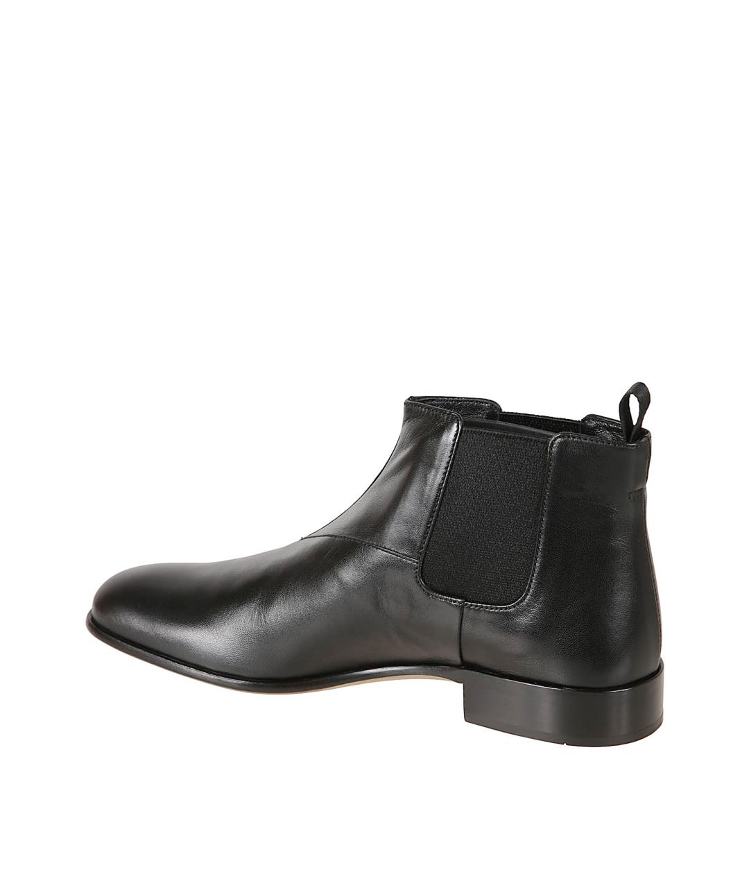 PRADA Черные кожаные ботинки, фото 3