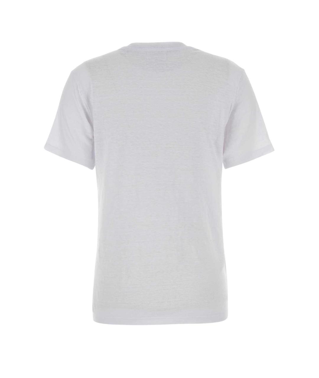 ISABEL MARANT Белая льняная футболка, фото 2