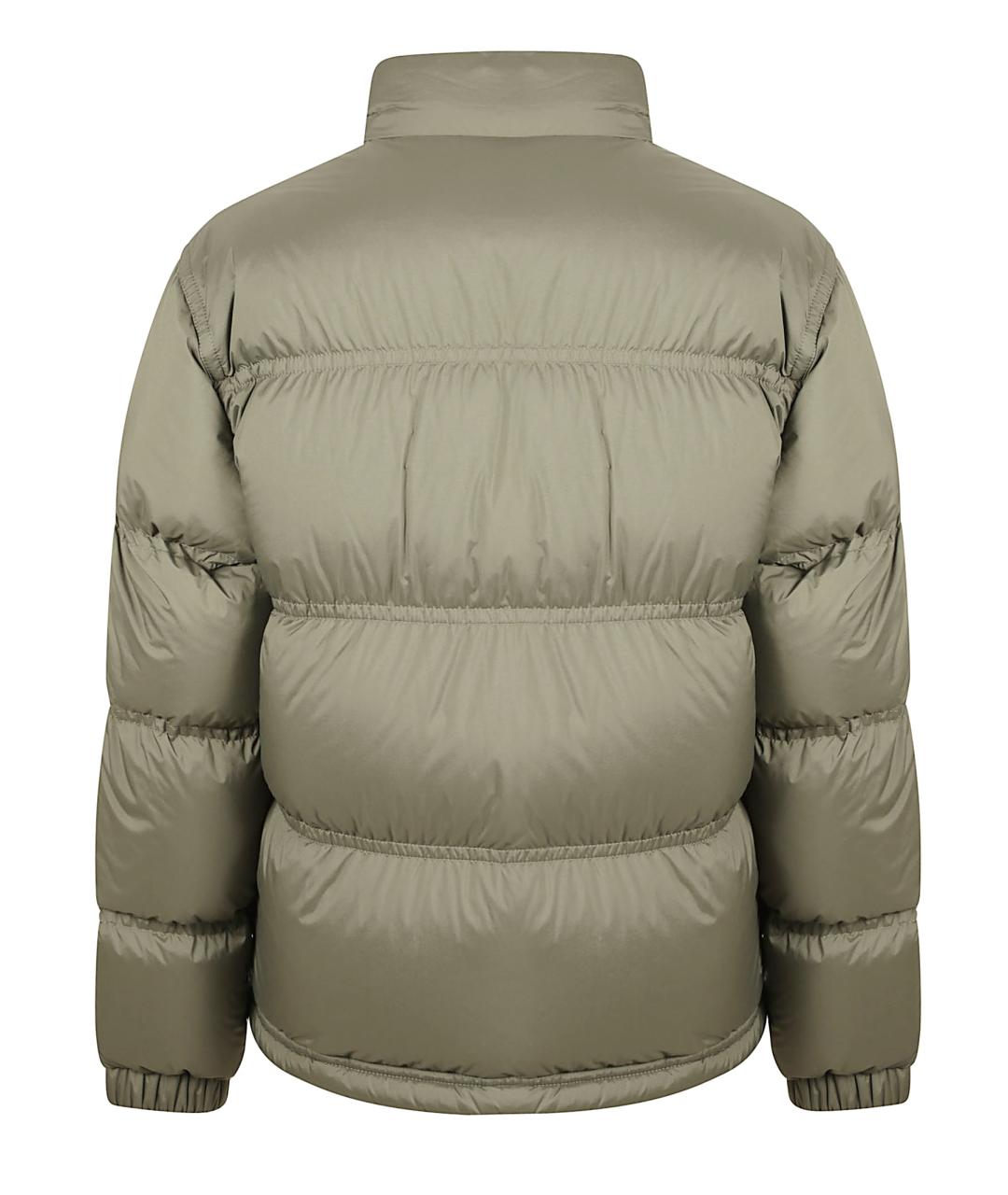 MONCLER GRENOBLE Бежевый полиамидовый пуховик, фото 3