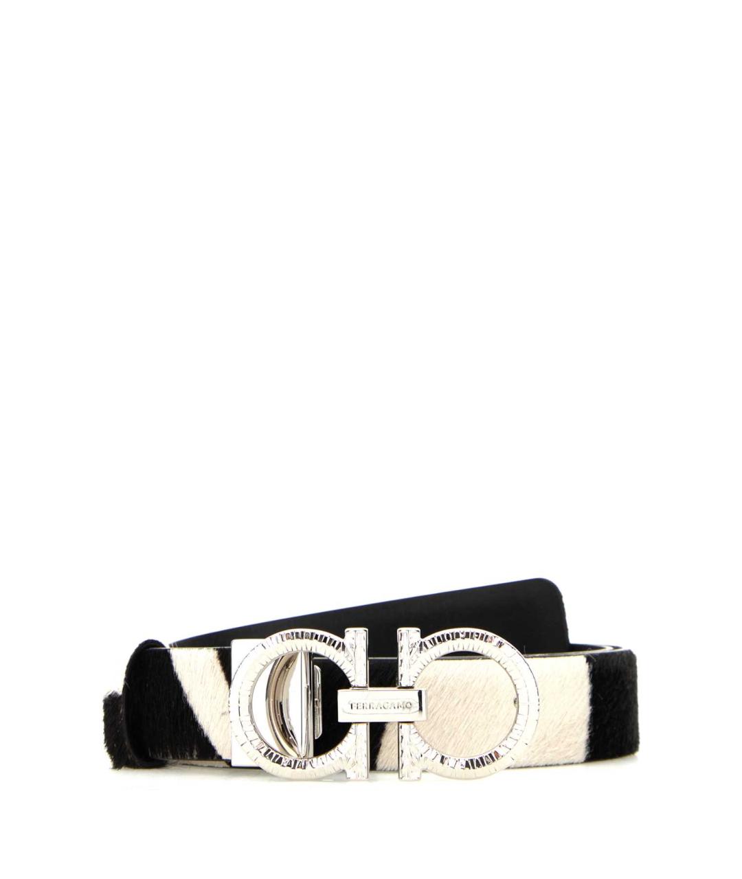 FERRAGAMO Черный ремень, фото 1