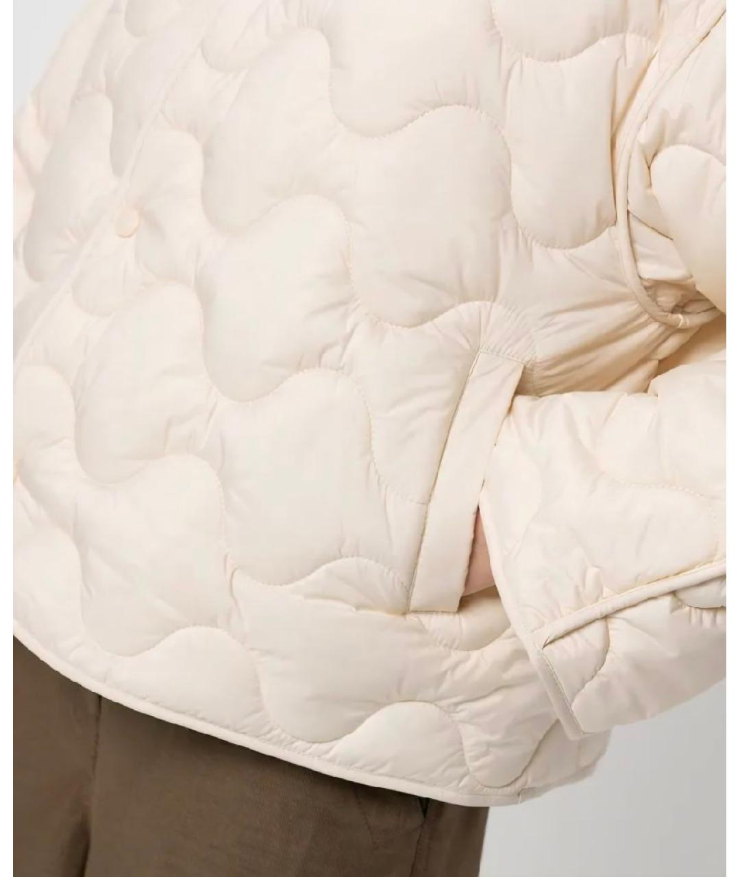 HUGO Бежевая полиэстеровая куртка, фото 4