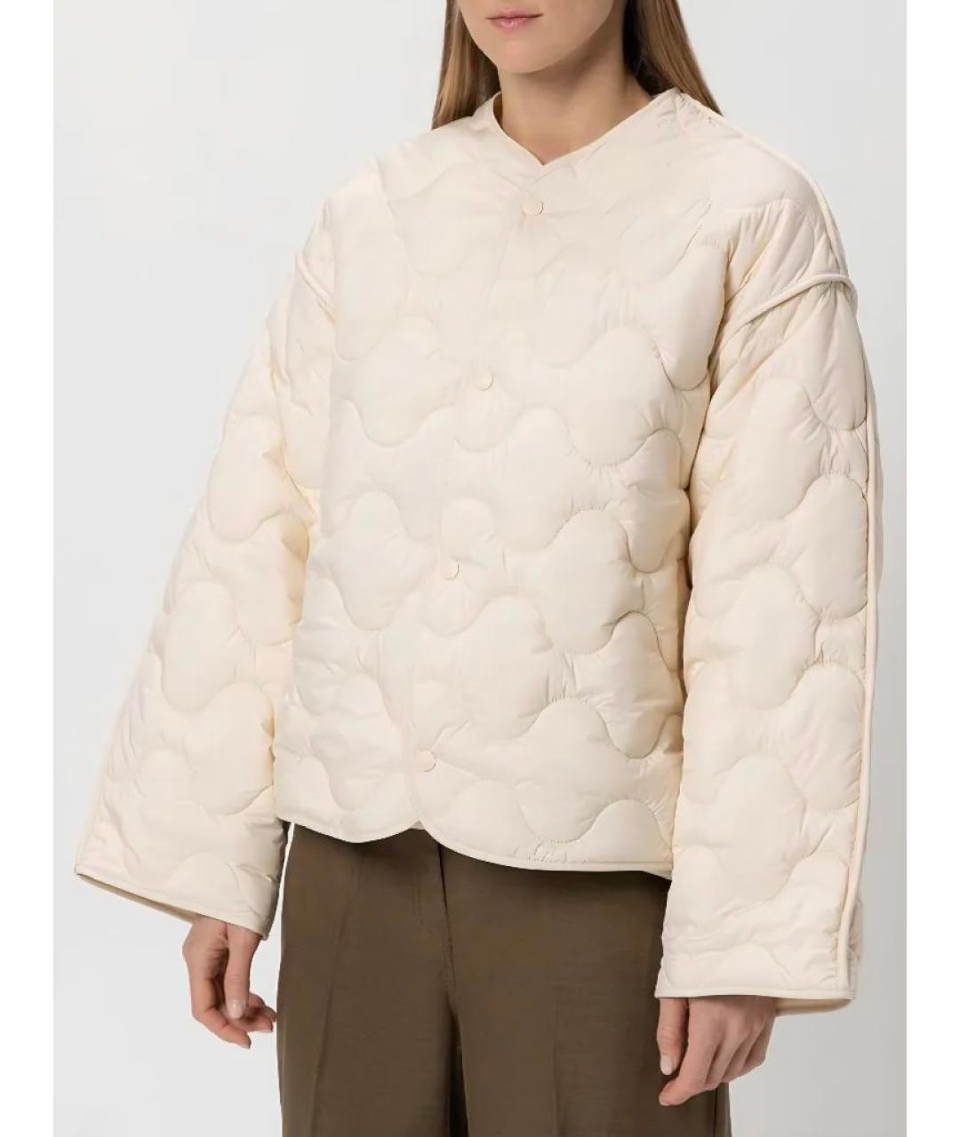 HUGO Бежевая полиэстеровая куртка, фото 2