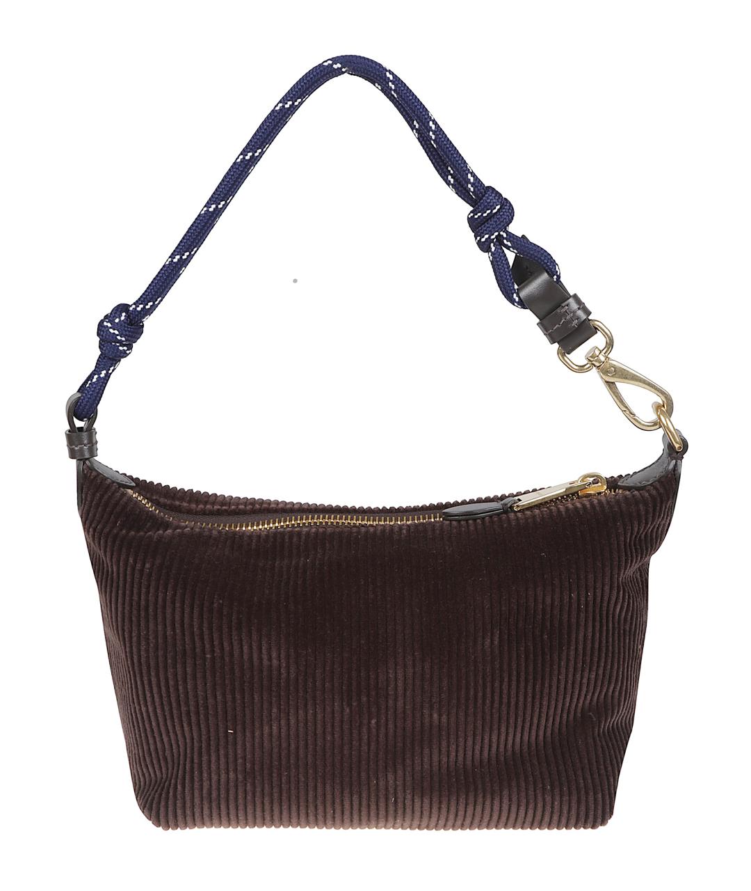 MIU MIU Коричневая тканевая сумка через плечо, фото 2