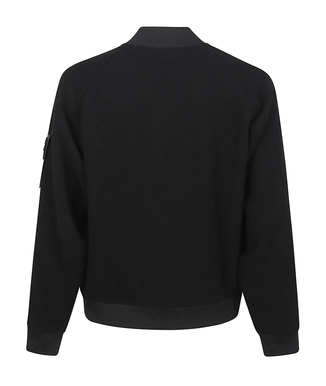 STONE ISLAND Черная шерстяная куртка, фото 3