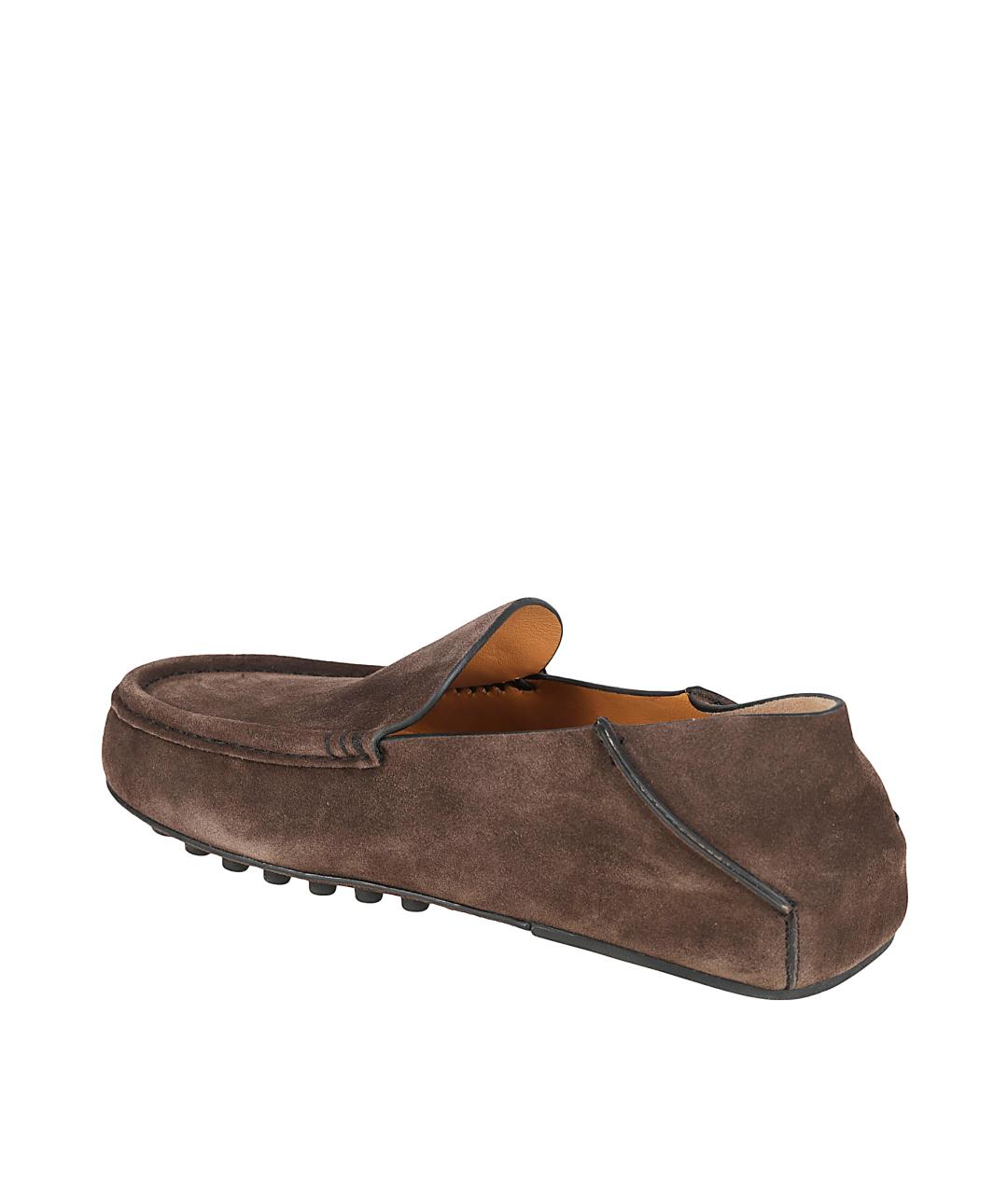 TOD'S Коричневые кожаные мокасины, фото 3