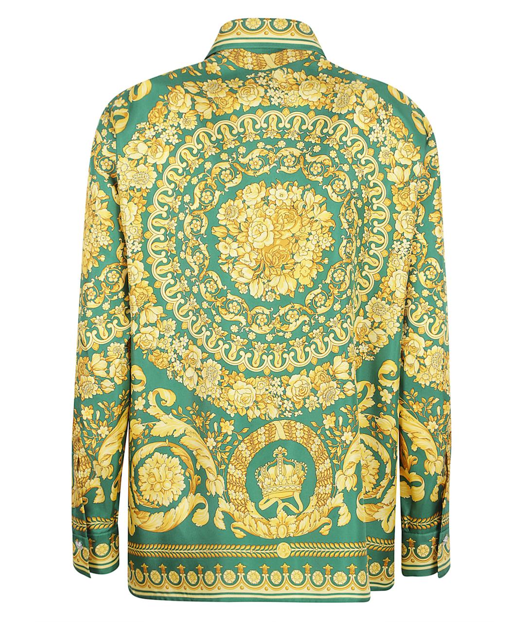 VERSACE Мульти шелковая рубашка, фото 3