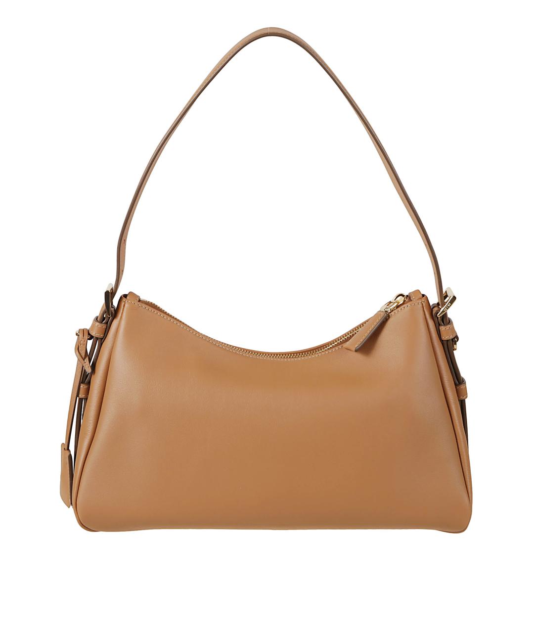 PRADA Бежевая кожаная сумка через плечо, фото 2