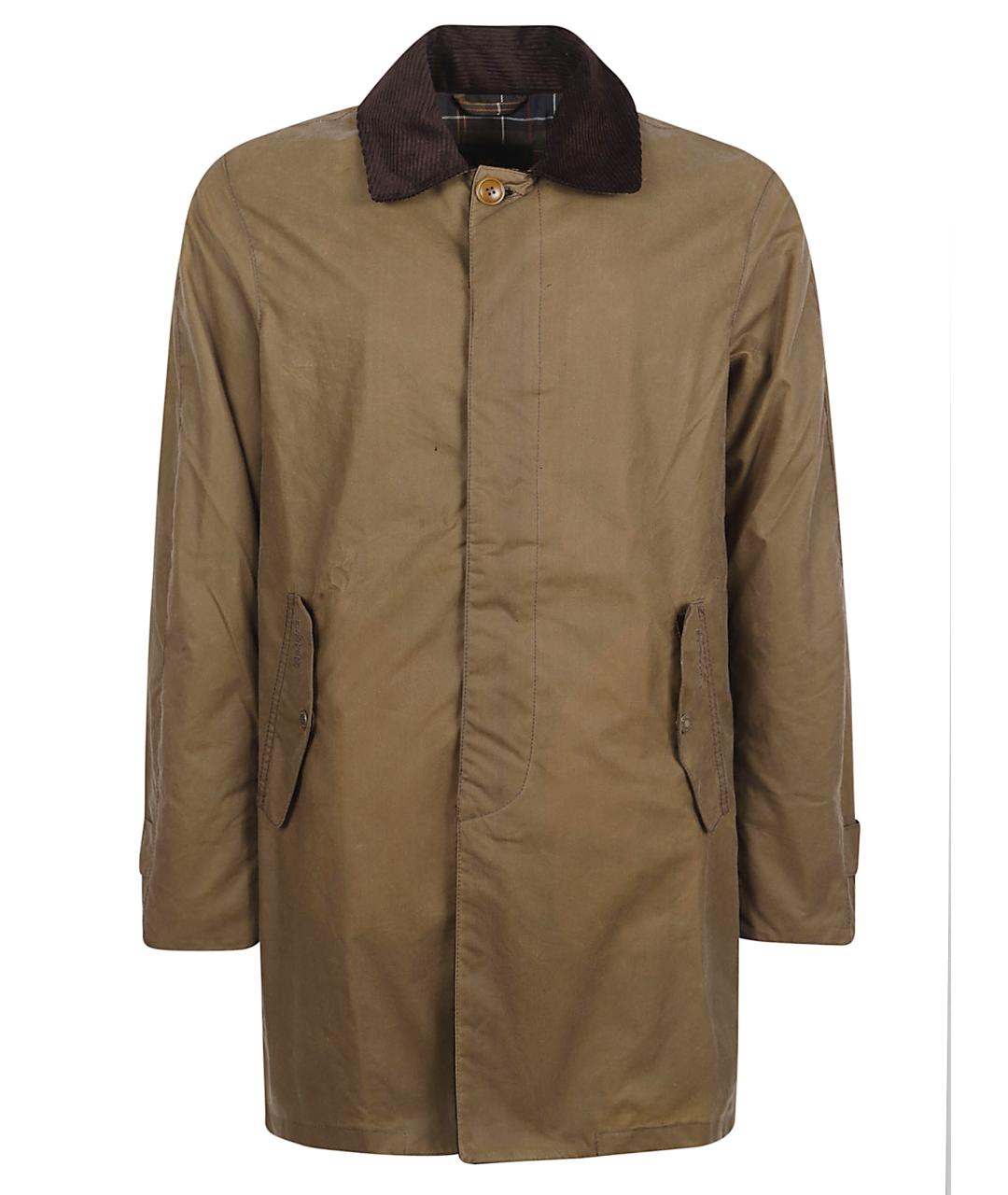 BARBOUR Коричневое хлопковое пальто, фото 1