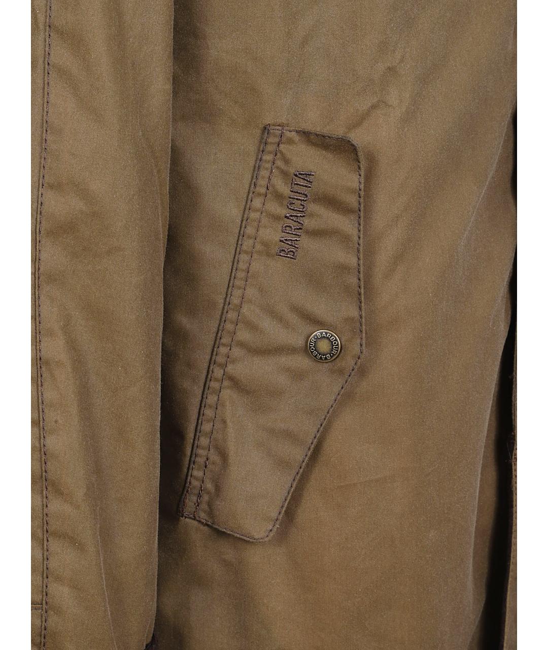 BARBOUR Коричневое хлопковое пальто, фото 2