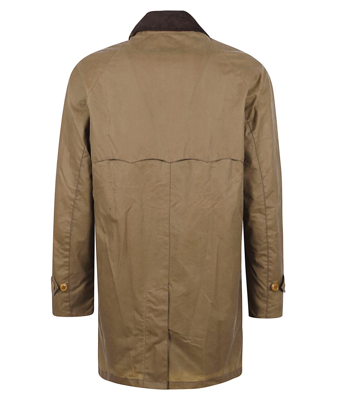 BARBOUR Коричневое хлопковое пальто, фото 3