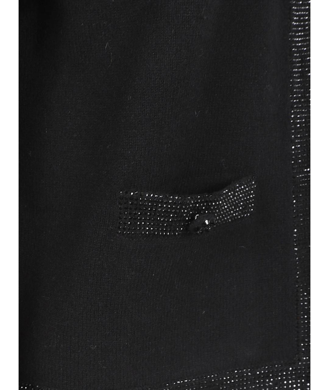 TORY BURCH Черный шерстяной кардиган, фото 2