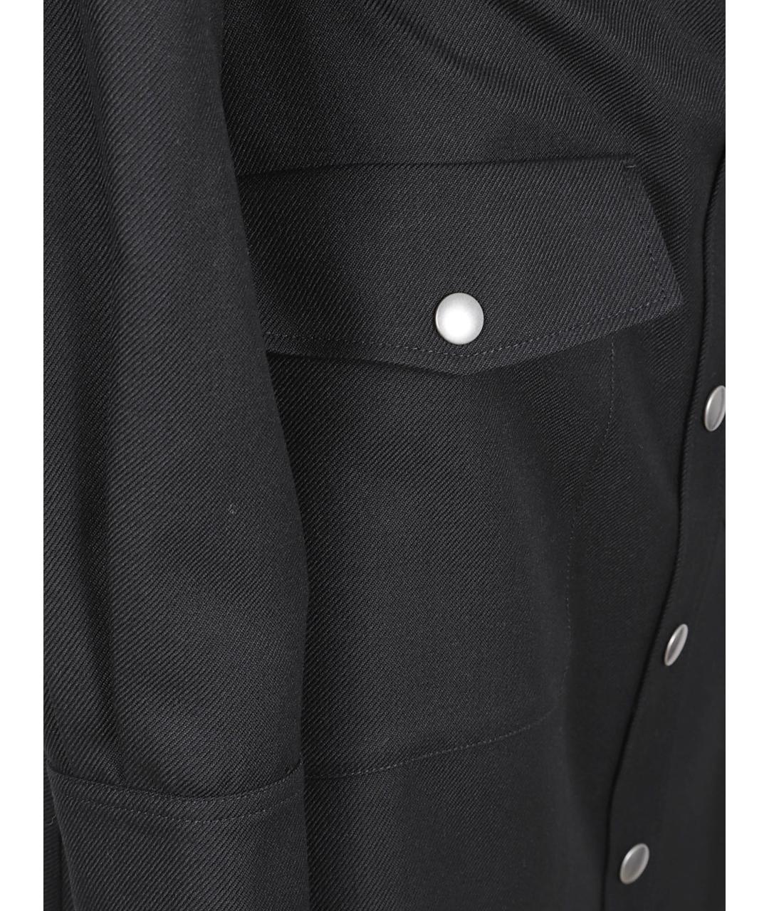 A.P.C. Черное полиэстеровое пальто, фото 2