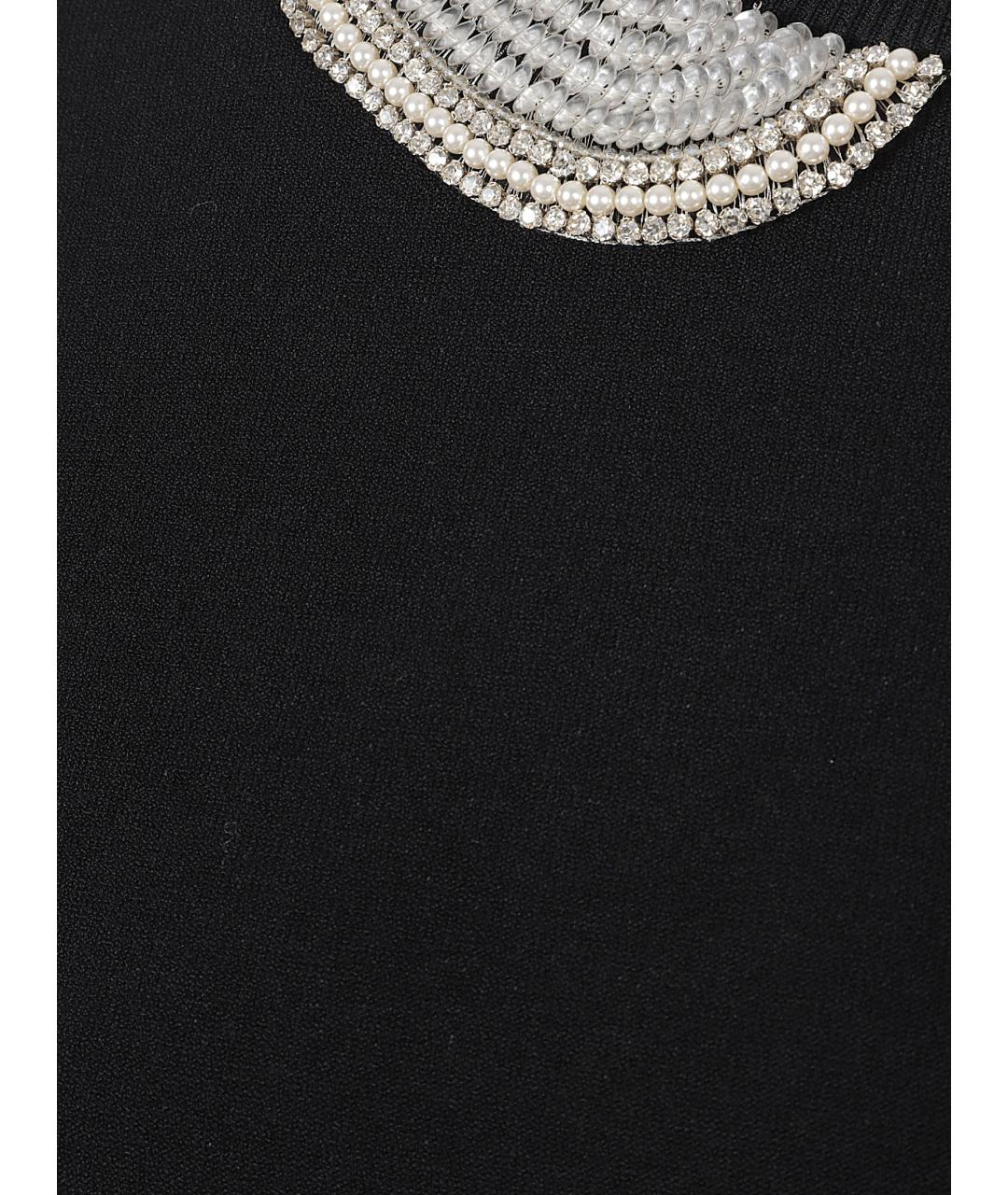 VALENTINO Черное вискозное коктейльное платье, фото 2