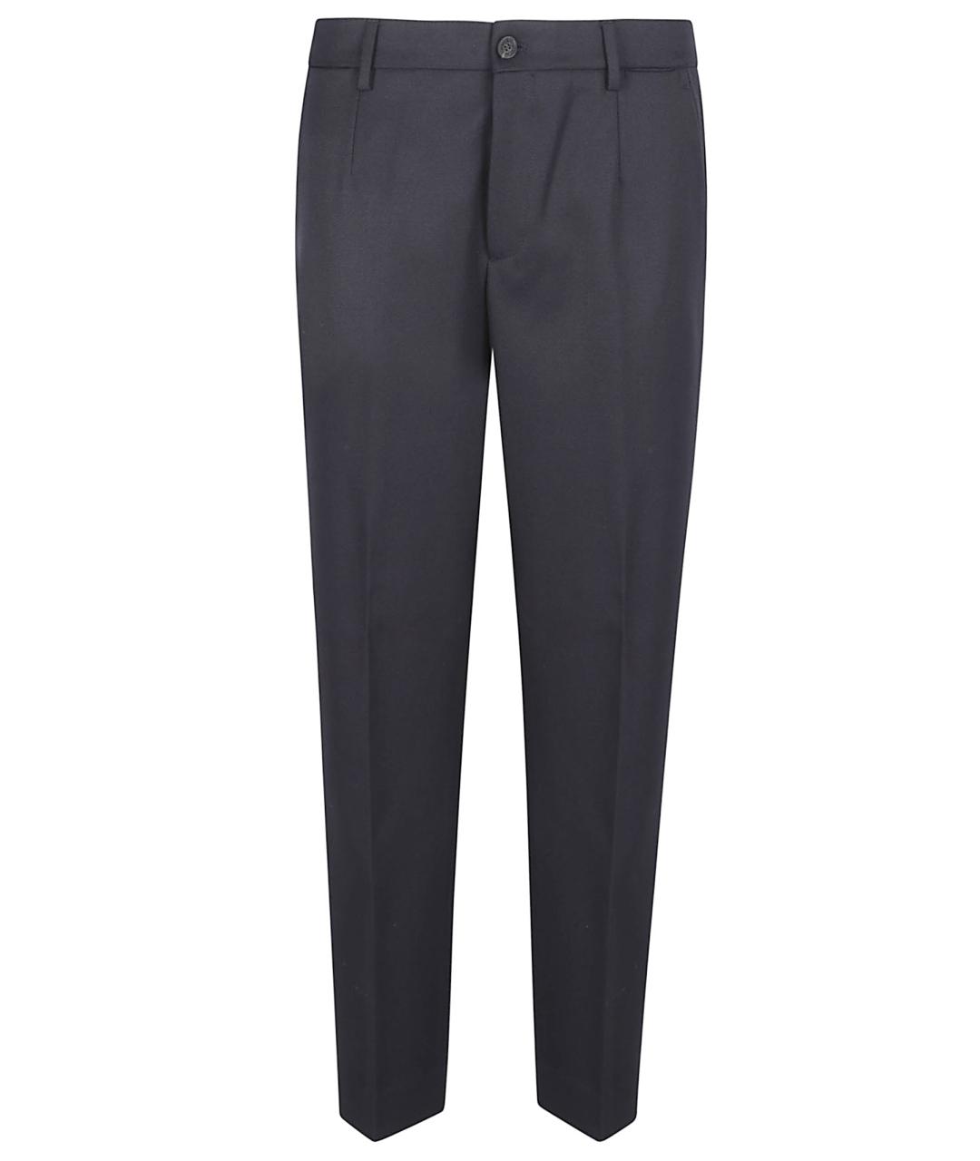 GOLDEN GOOSE DELUXE BRAND Синие полиэстеровые повседневные брюки, фото 1