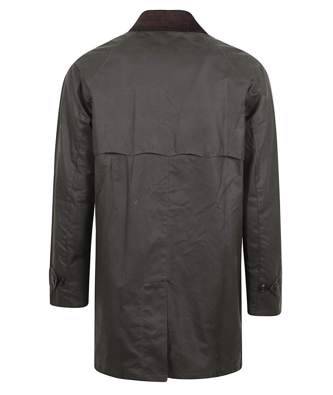 BARBOUR Зеленые хлопковое пальто, фото 3