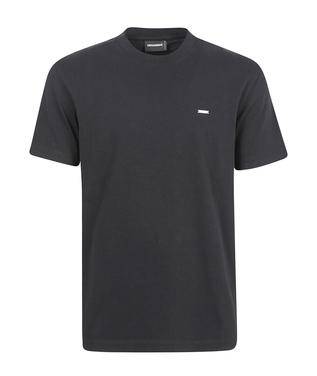 DSQUARED2 Черная хлопковая футболка, фото 1