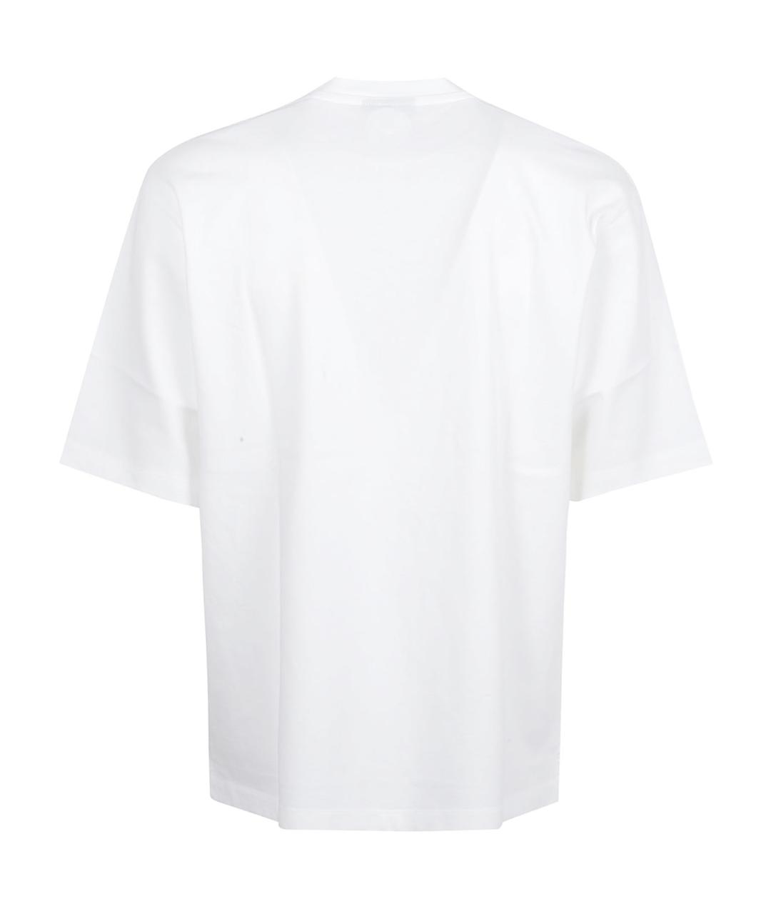 DSQUARED2 Белая хлопковая футболка, фото 3