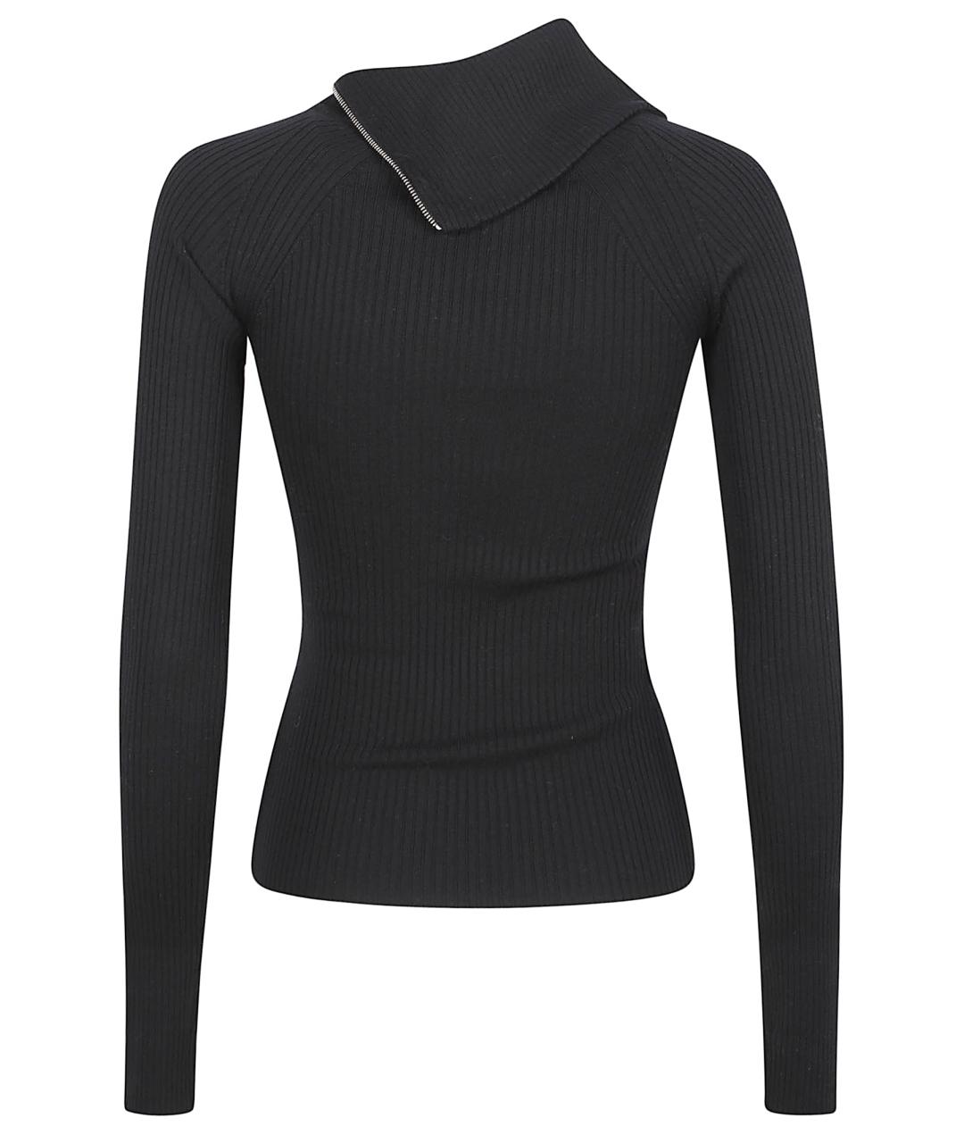 SPORTMAX Черный шерстяной джемпер / свитер, фото 3