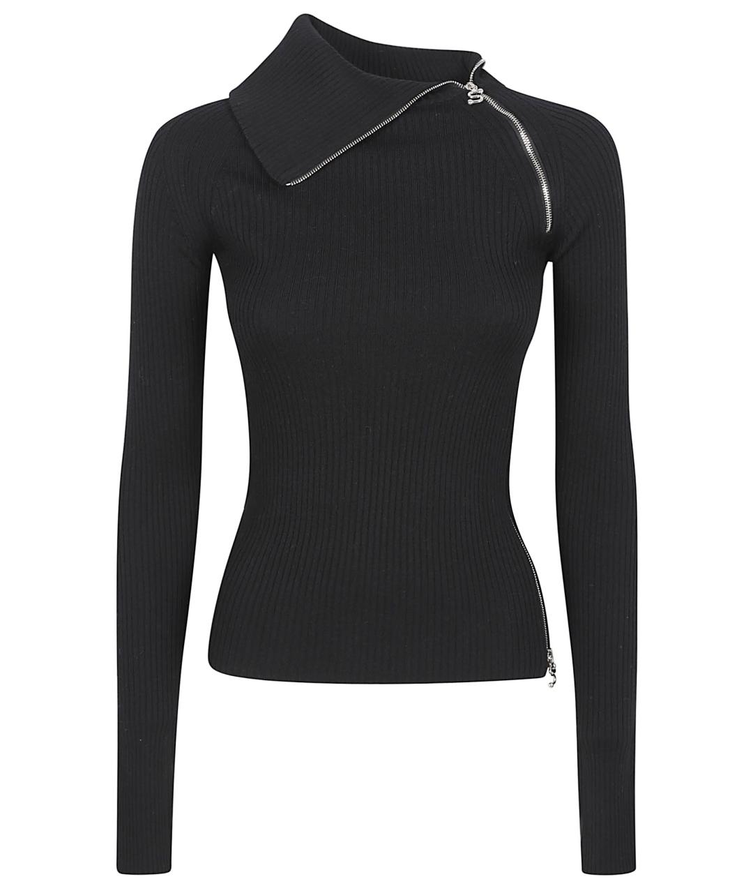 SPORTMAX Черный шерстяной джемпер / свитер, фото 1