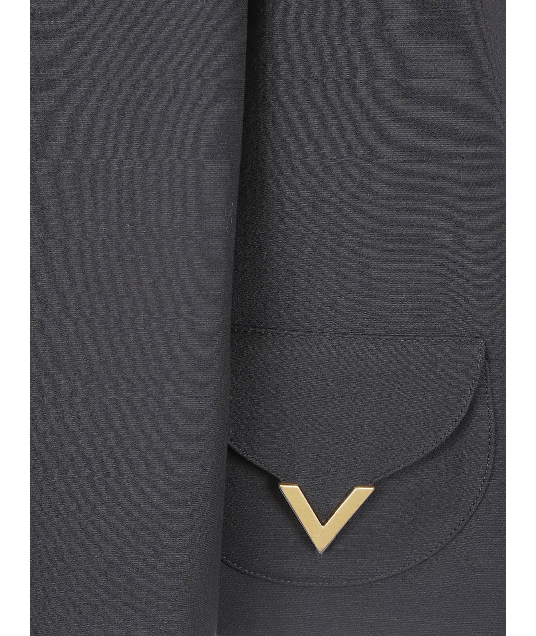 VALENTINO Черная шерстяная куртка, фото 2