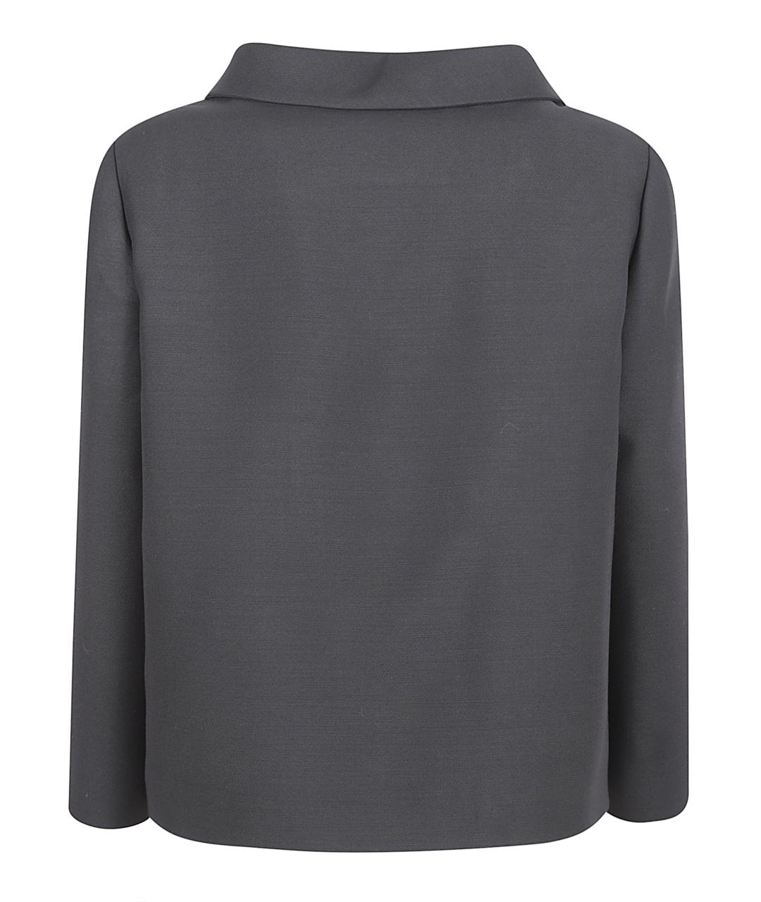 VALENTINO Черная шерстяная куртка, фото 3