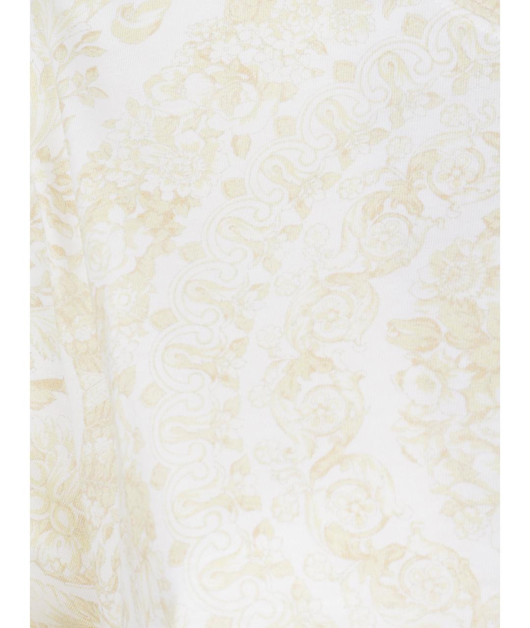 VERSACE Белая хлопковая футболка, фото 2